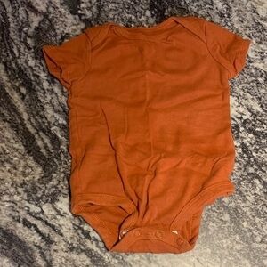 Carter's Rust Orange Short-Sleeve Baby Bodysuit